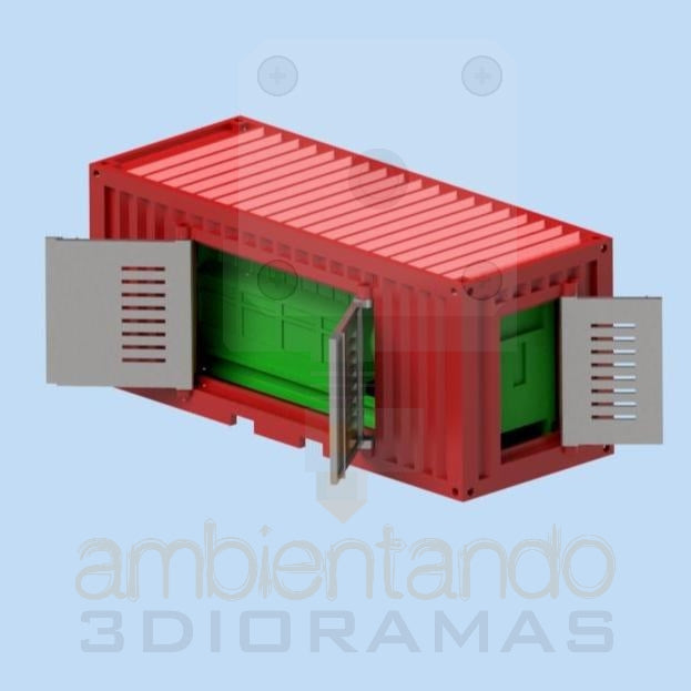 Containerized electricity generator