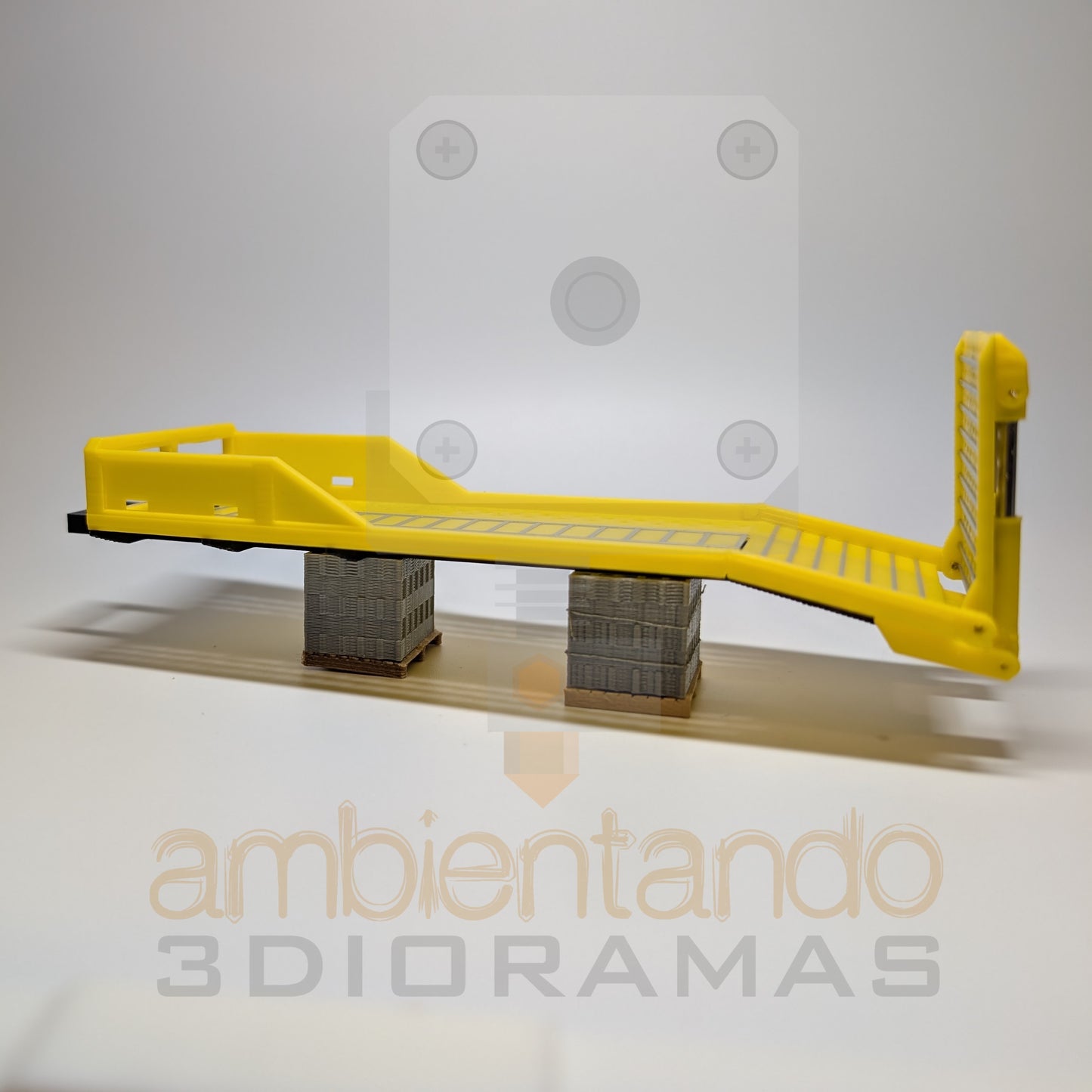 Plataforma transporte maquinaria