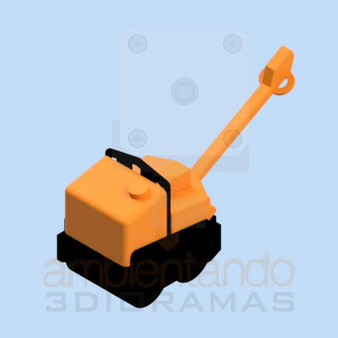 Manual compaction roller