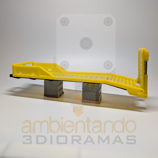 Plataforma transporte maquinaria